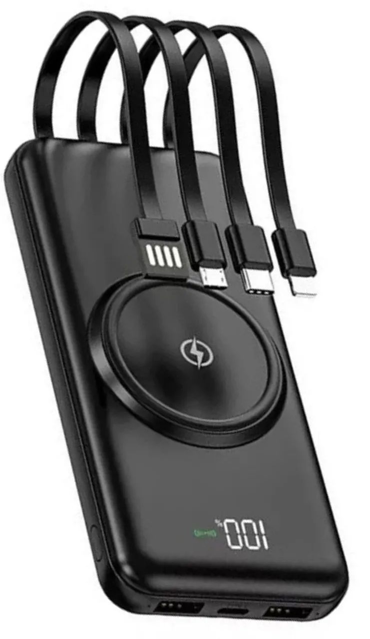 Power Bank Indução 10.000mah 22.5w Compatível Ios E Android  - Foto 6