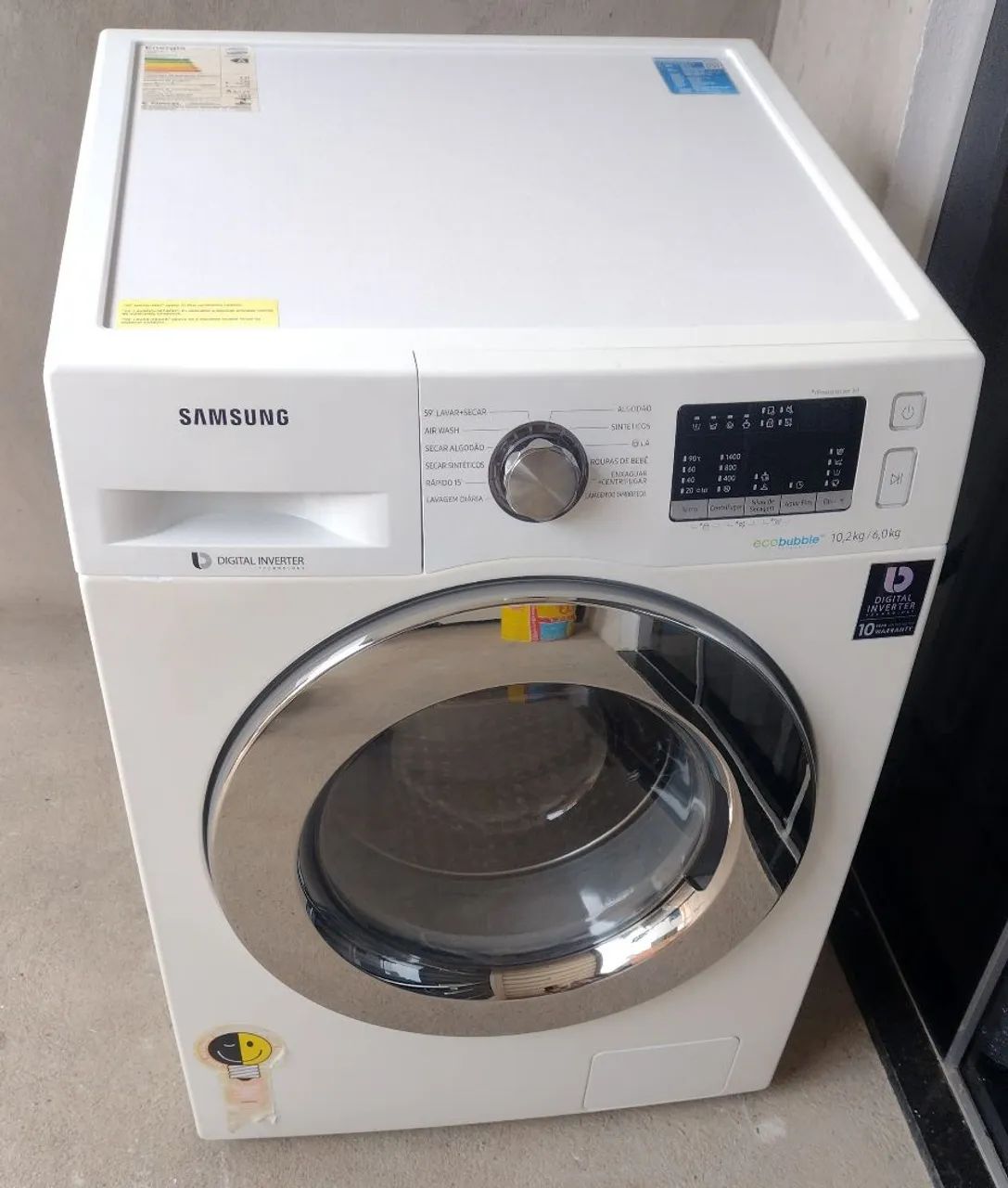 VENDE-SE LAVA E SECA SAMSUNG 10,2 KG SEMI NOVA 