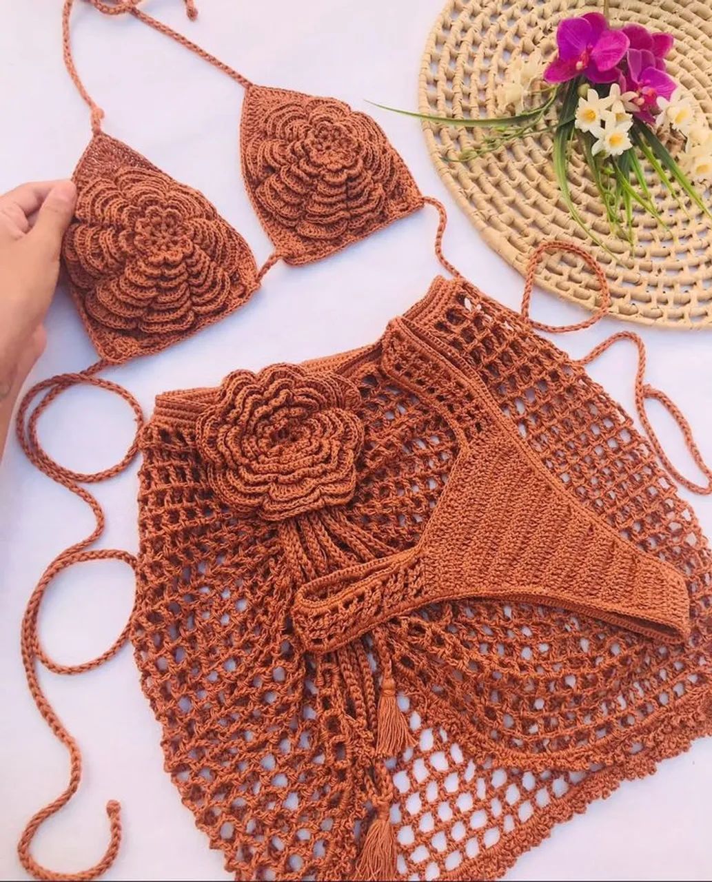Conjunto de Biquíni Crochê  - Foto 2