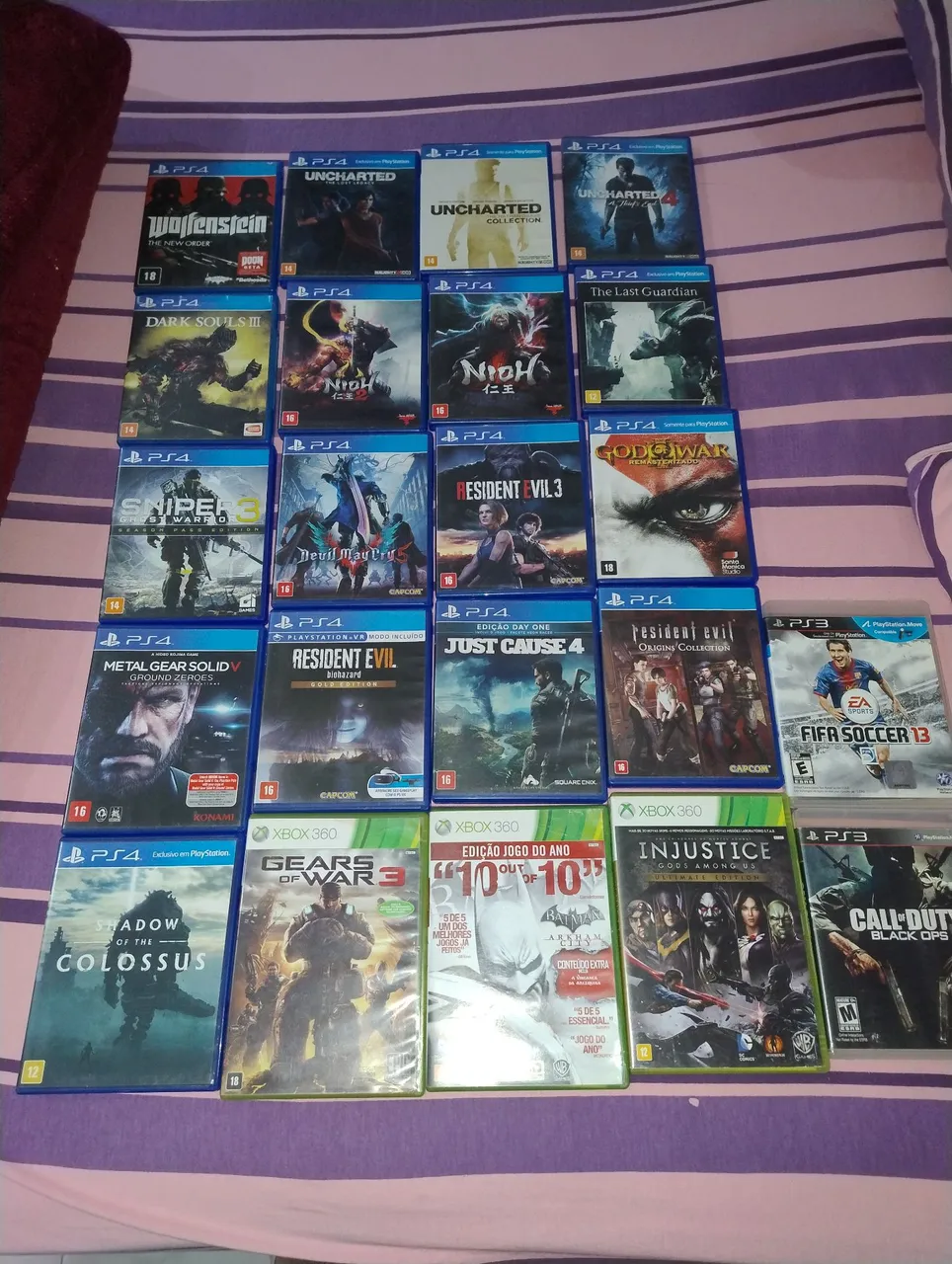 Coleção de Jogos PS4, PS3 e Xbox 360