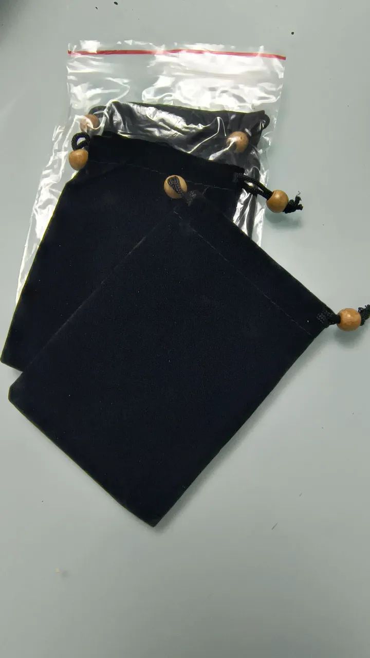 Saquinho de veludo para jóias  11x8cm - Foto 2