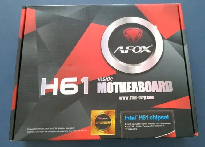 Placa mãe H61 Lga 1155 Afox (nova lacrada)