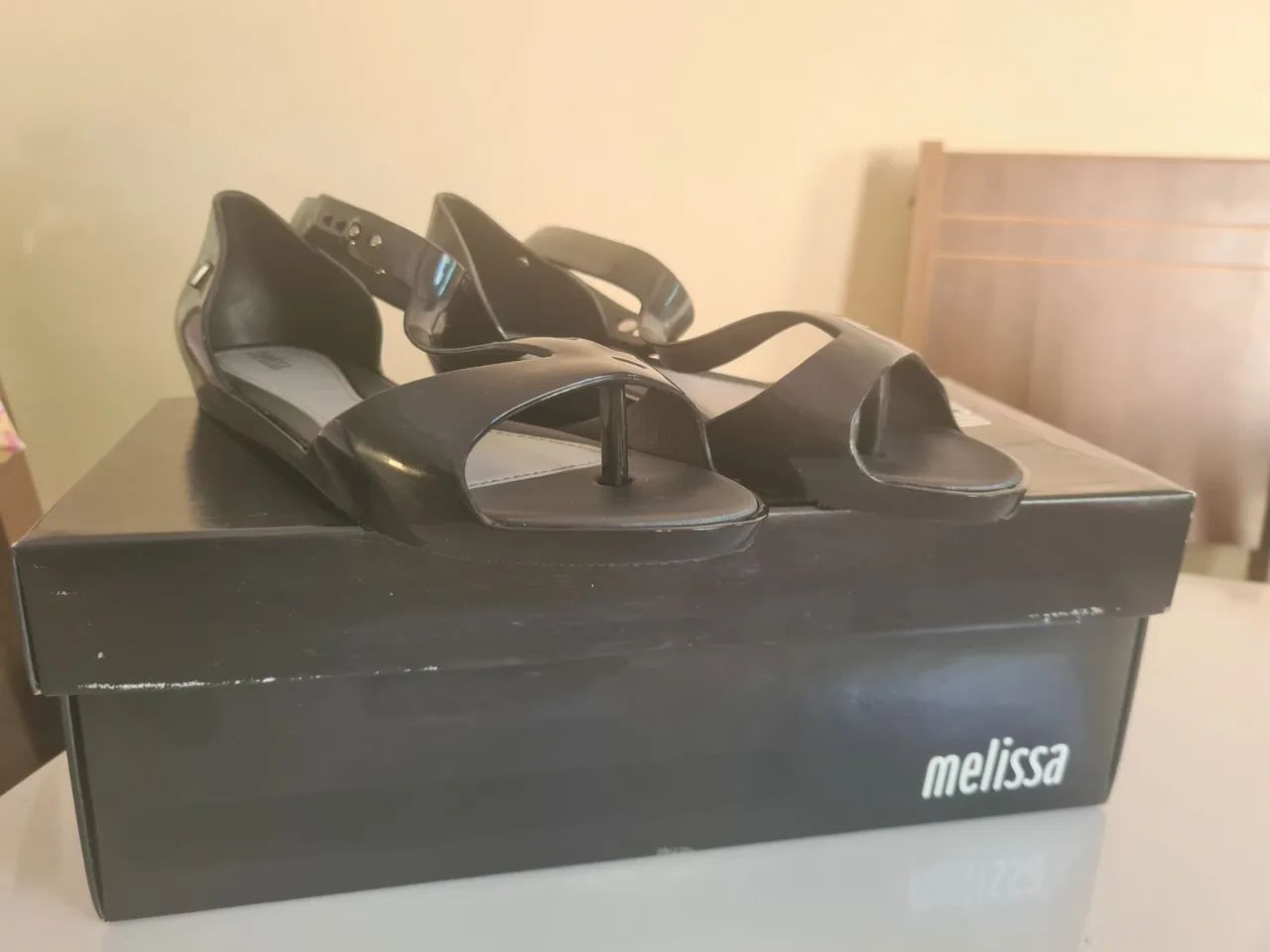 Melissa Optical Preta | Nova Sem Uso | Tamanho 35 - Foto 2