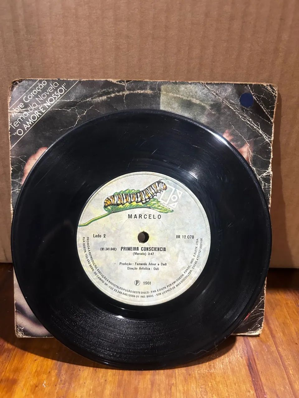 Disco compacto Marcelo - Abre Coração / Primeira Consciência (1981) - Foto 4