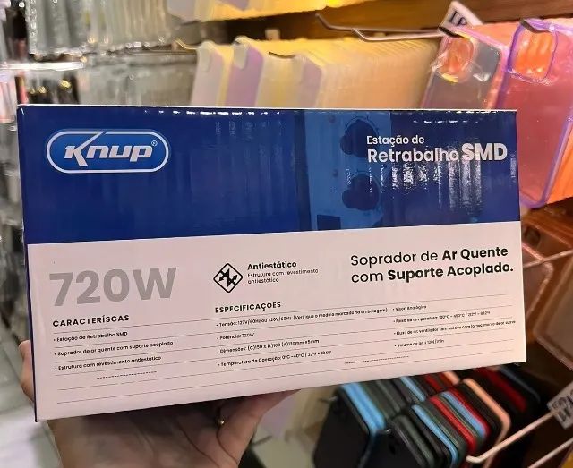 Estação de Retrabalho SMD Knup KP-ES503 - 720W, 220V, Soprador de Ar Quente - Foto 3