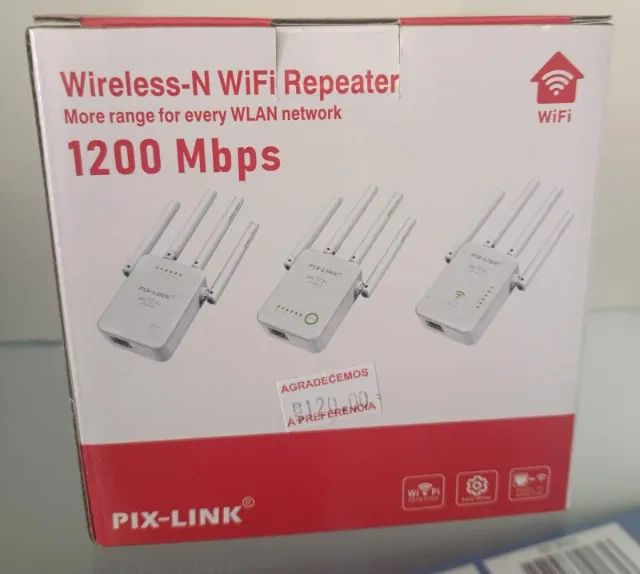 Repetidor Wifi Sinal Wireless Amplificador Extensor Potente