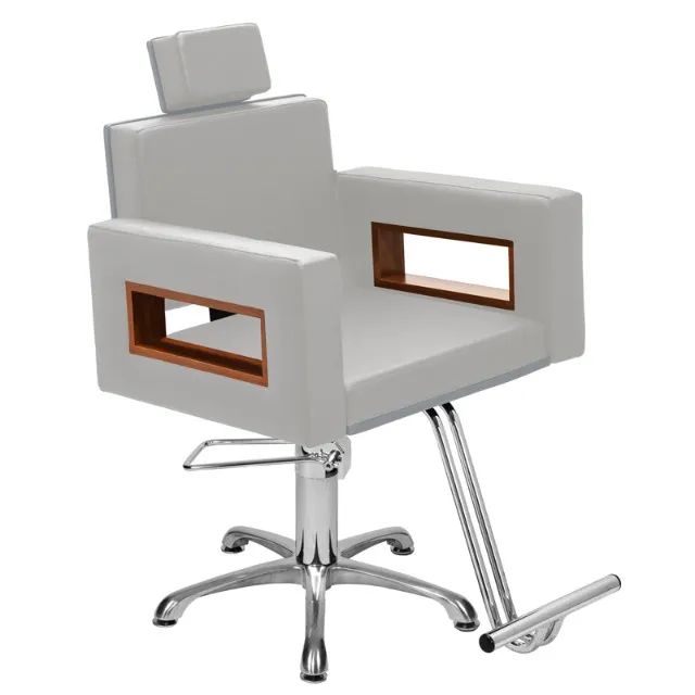 Cadeira de Cabeleireiro Lisboa Encosto Fixo Base Estrela - Foto 4