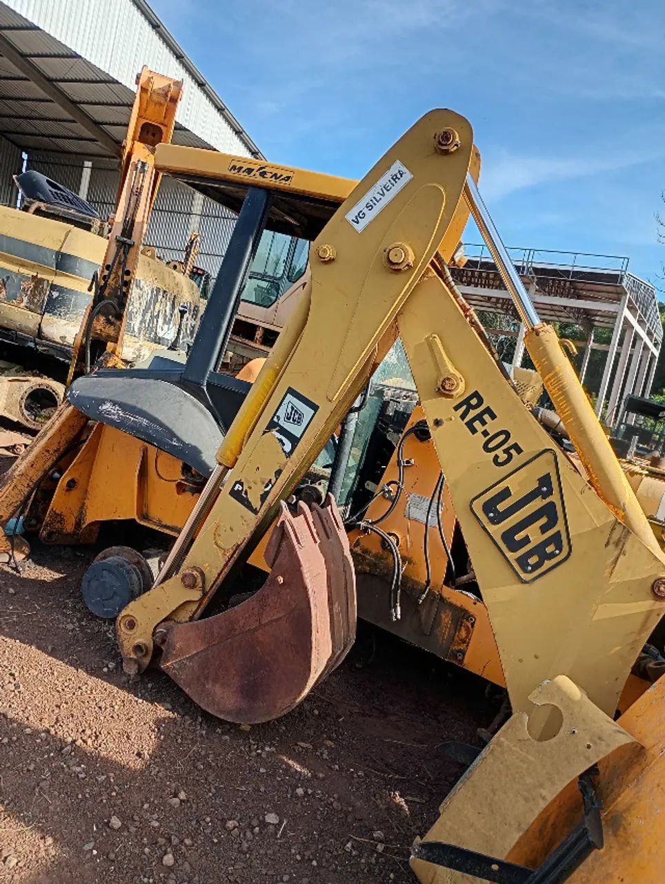 Sucata de Retro Escavadeira JCB 3C - Foto 4