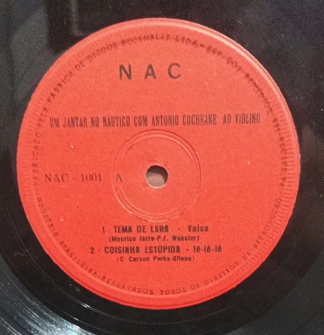 Antonio Cochrane - Compacto vinil 7" - Um jantar no náutico - Foto 3