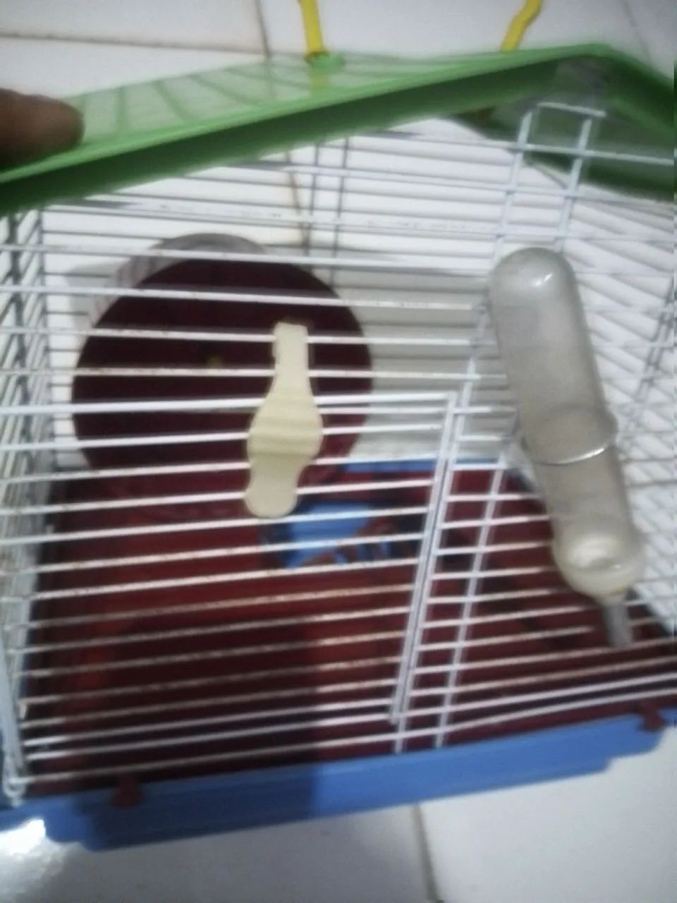 Gaiola para rato doméstico com teto verde - Foto 2