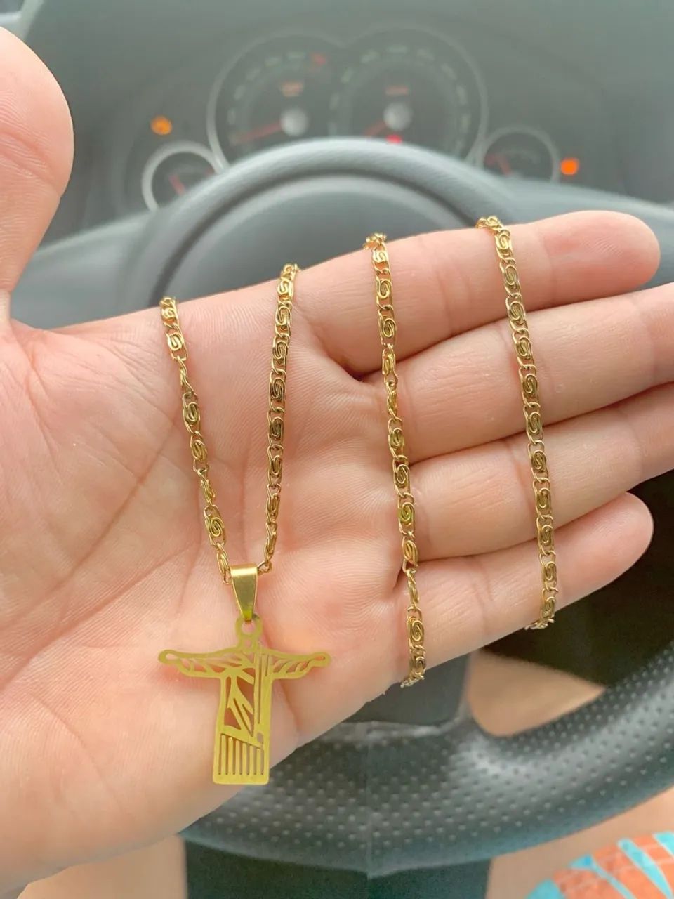 Corrente + Pingente masculino 18K ? - Foto 6