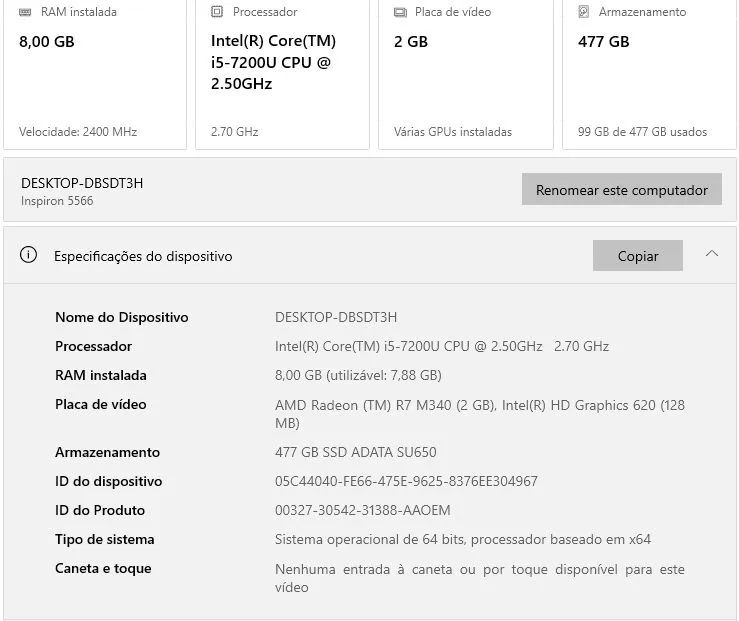 Notebook Dell Inspiron 15 5000 - Foto 3