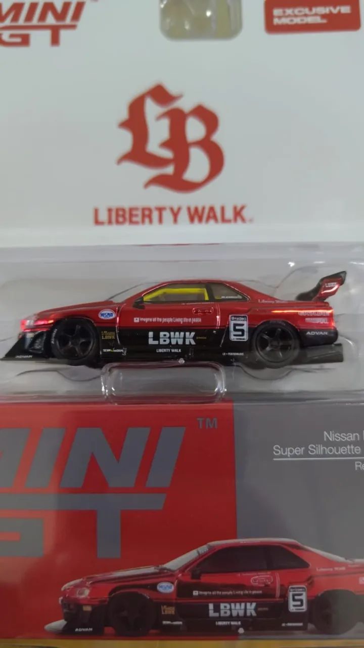 Miniatura Mini GT Nissan LB-ER34 Super Silhouette SKYLINE - Evento