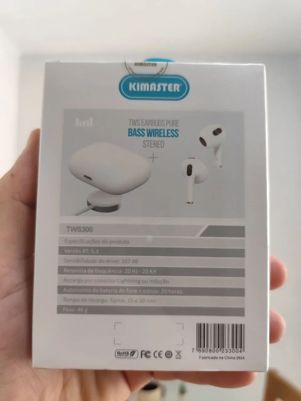 Fone bluetooth 5.3 Kimaster TWS300 - Foto 2