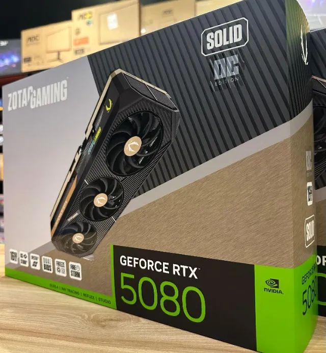 Placa de vídeo ZOTAC GeForce RTX 5080 SOLID OC 16GB- Nova lacrada (loja física) - Foto 5