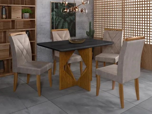 Gosmar Dining Table with 4 Chairs65153861735553120