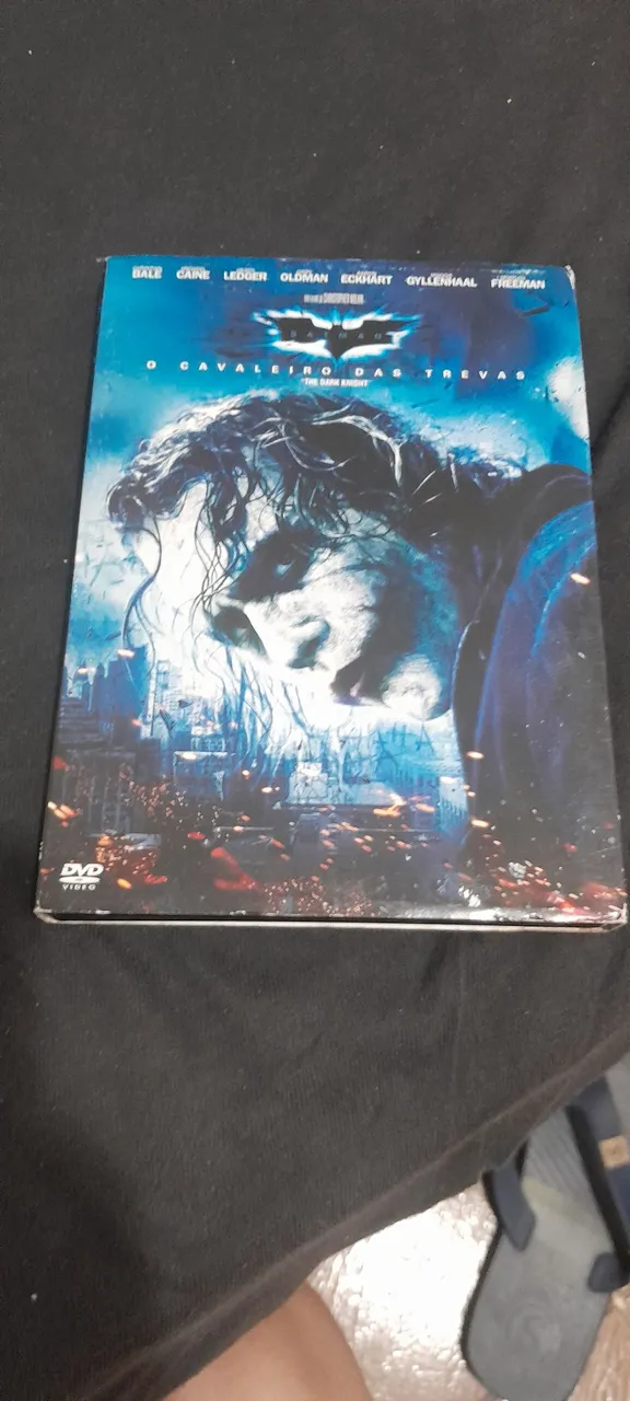 DVD Batman O Cavaleiro das Trevas com capa
