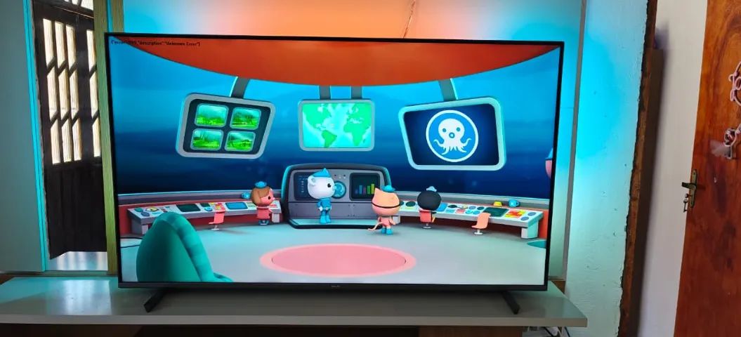 TV 55 Smart Philips Android Ambilight 12x Sem Juros - Foto 5