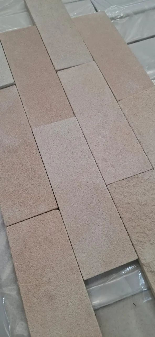 Tijolinho brick coral mesclado SALDO - Cobre 1,2m² - Foto 5