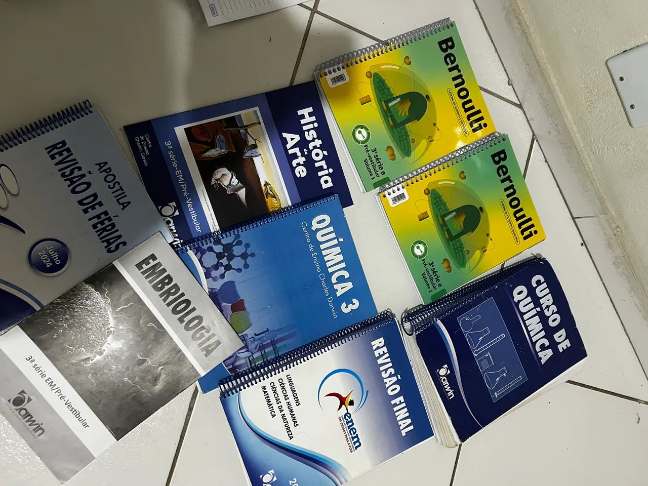 Doação apostilas Bernoulli64169285538178121