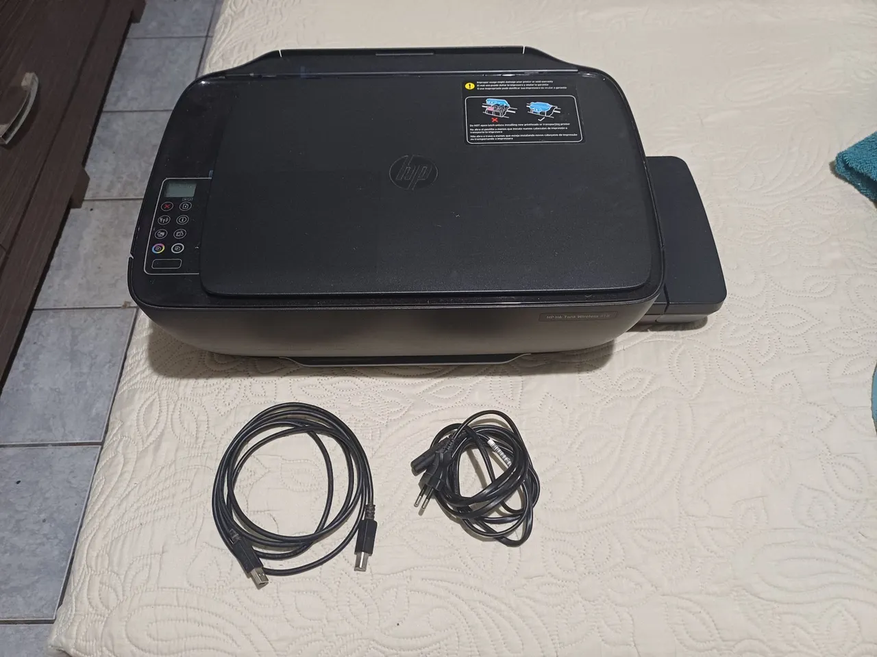 Impressora HP tank 416 com defeito