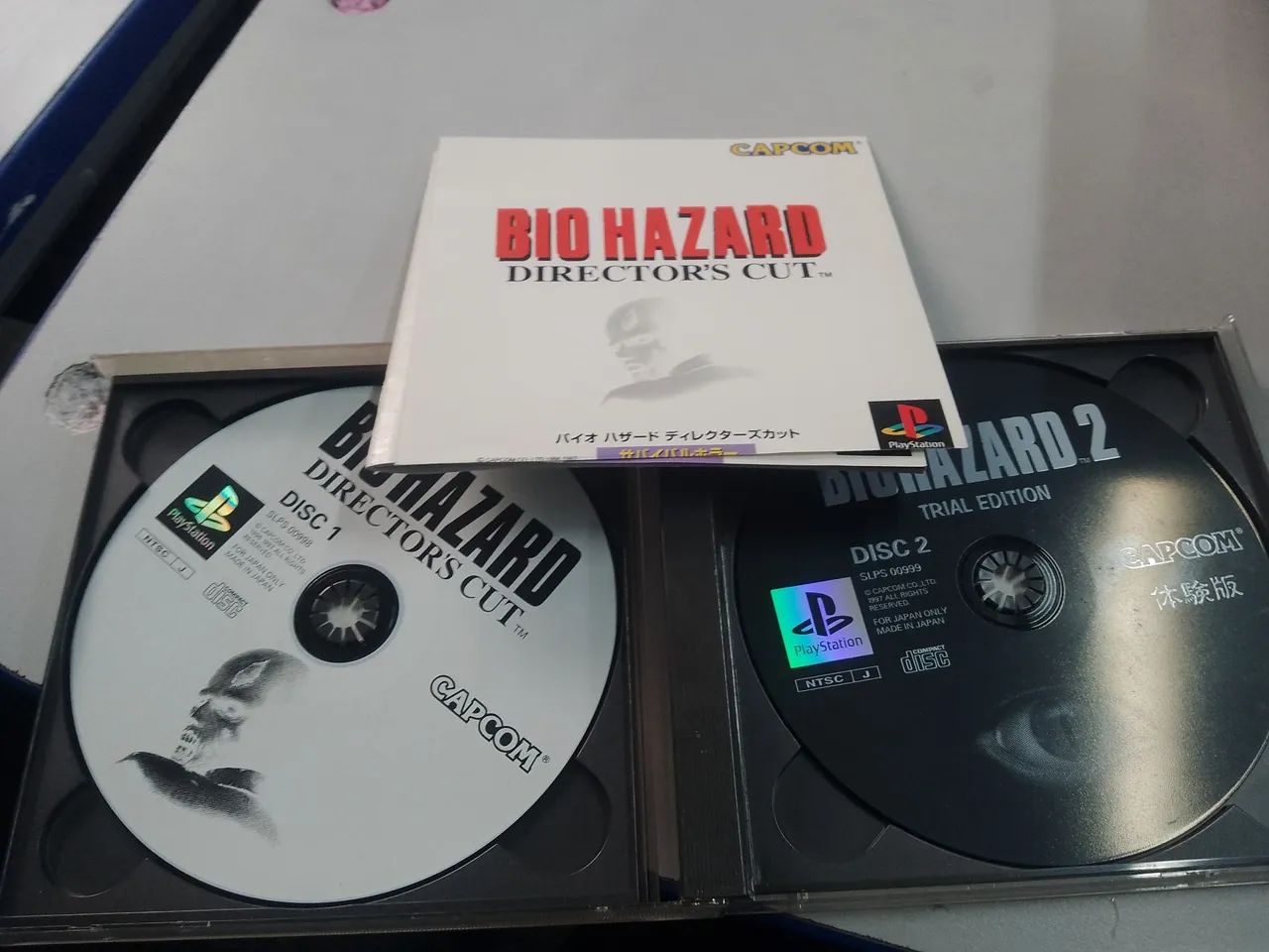 Kit Playstation 1 Ps1 Biohazard directors cut e Biohazard 2 e 3  - Foto 4
