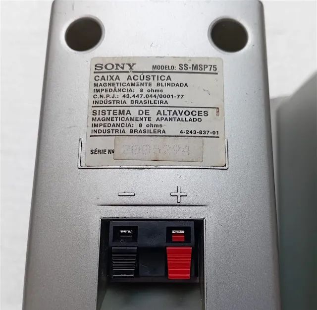 Par Caixinhas Sony 100w 8 Omhs Para Home Theater, Receiver - Foto 3