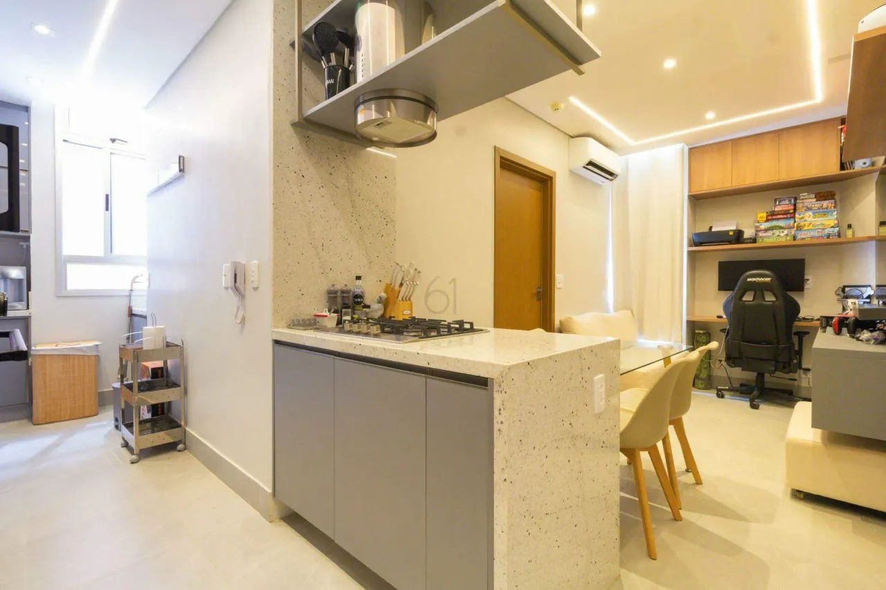 PARK STUDIOS, LINDO APARTAMENTO 1 QUARTO, 1 SUÍTE, 1 VAGA DE GARAGEM
