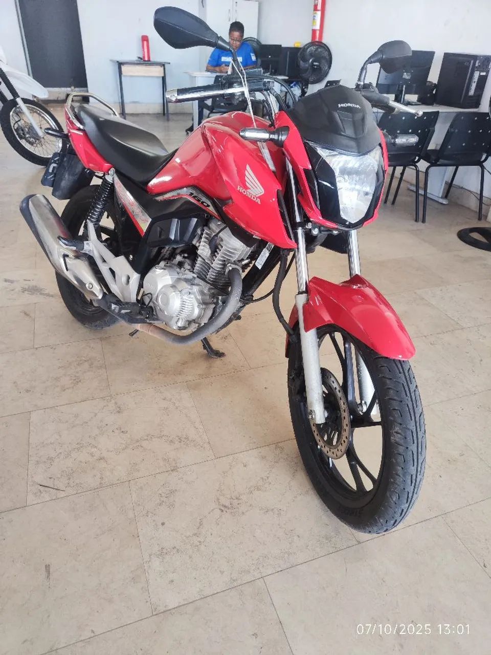 HONDA CG FAN 160 VERMELHA 2024 SHALON MOTOS - Foto 7