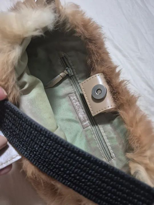 Bolsa de Ombro em Pele de Coelho - Foto 2