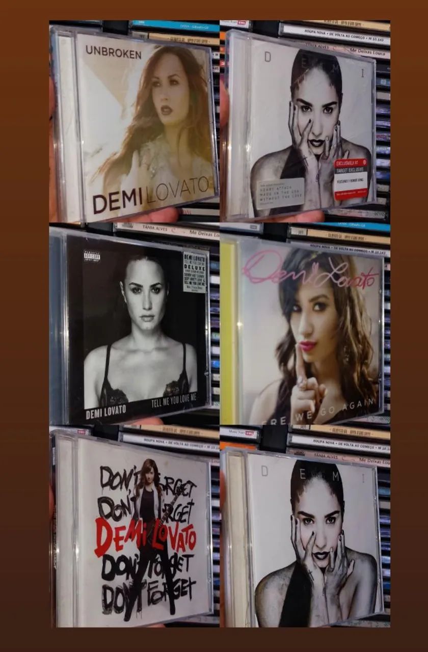 CDs da Demi Lovato - Diverrsos álbuns!
