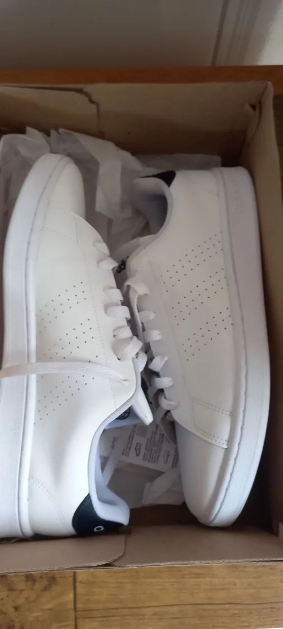 Tênis Adidas Advantage Original n° 41 usado uma vez - Foto 5