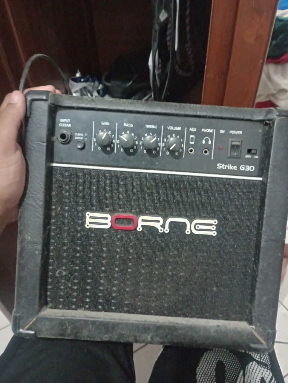 Amplificador Borne funcionando