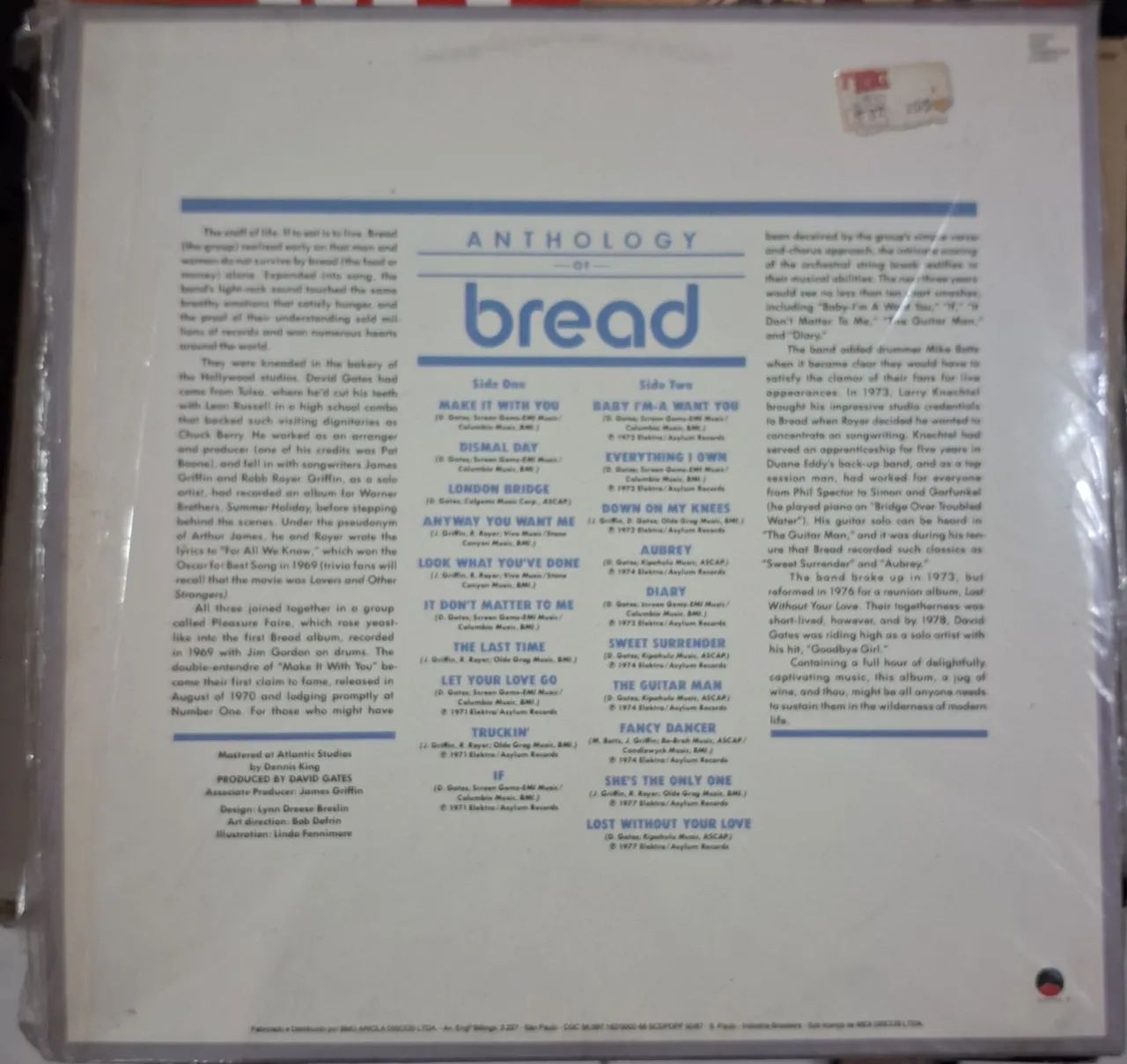 Vinil Bread - Anthology of Bread - Foto 2