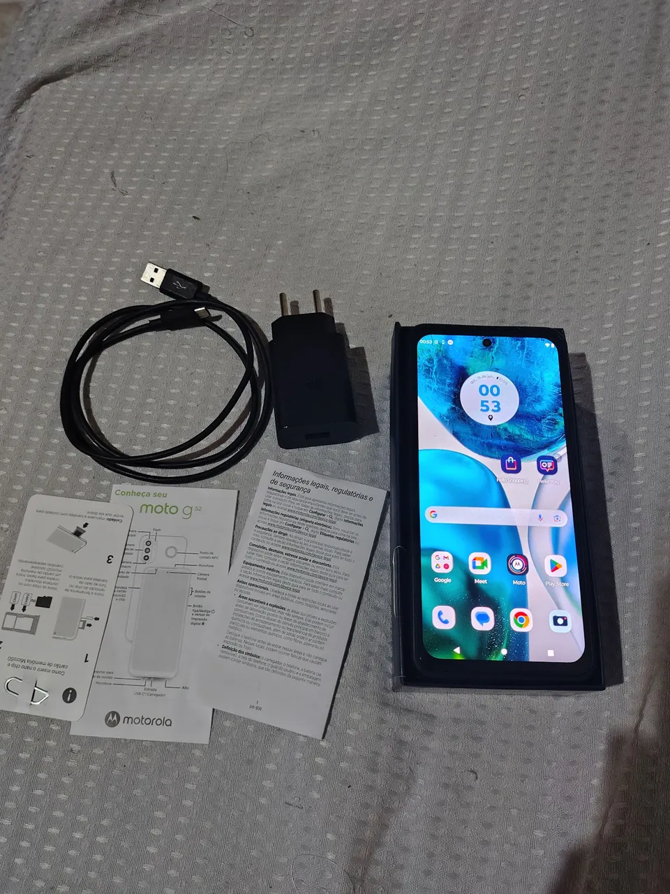 Motorola Moto G52 - Na caixa!
