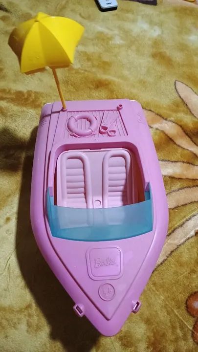 Lote Carro e barco Rosa - Foto 2