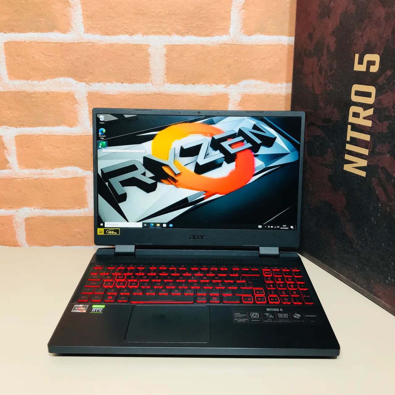 Notebook Gamer Ryzen 5 7535Hs/ RTX 3050 4GB/ Ram 16GB/ Ssd 512GB/ FullHD 144Hz
