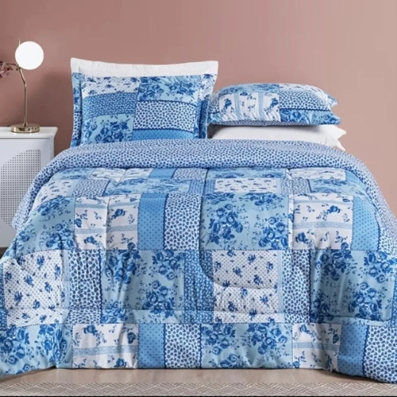 Edredom confortável e muito macio que vão deixa sua cama ainda mais elegante