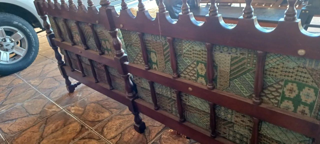 Sofá de madeira maciça 2 metros promoção 64166915822594124