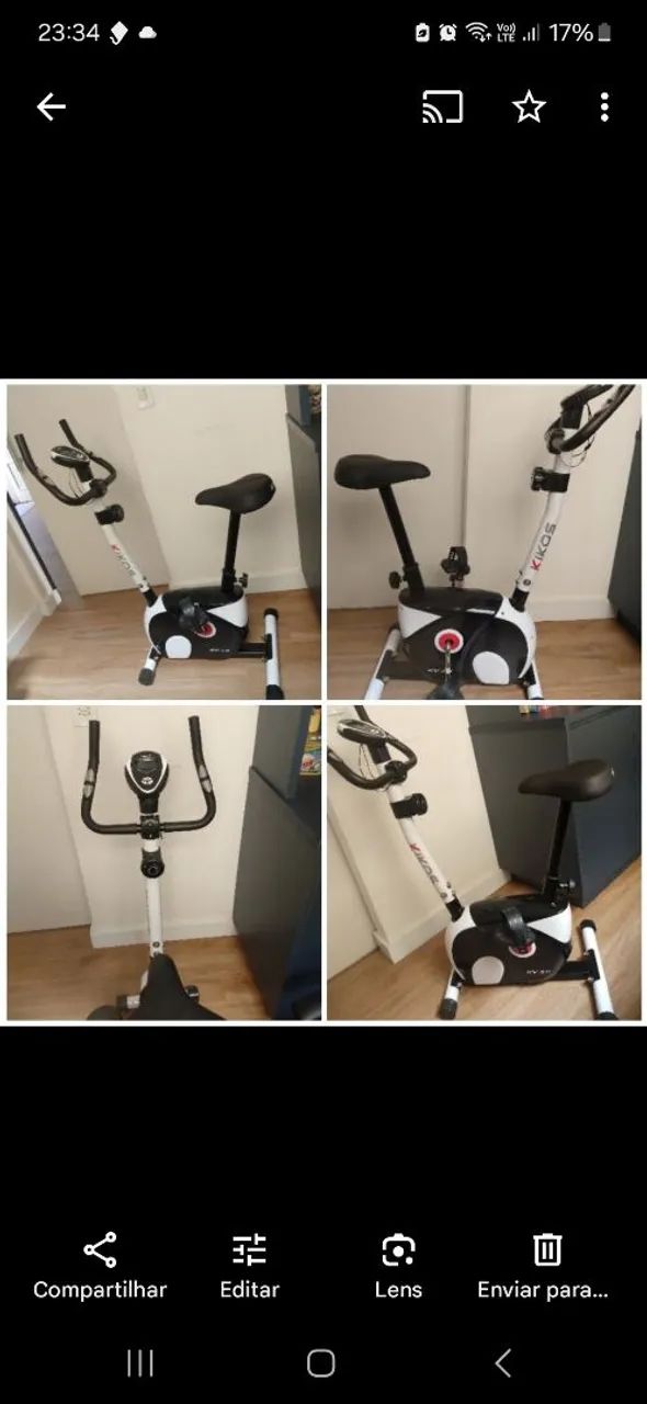 Bicicleta Ergométrica KV3.11 Magnética Kikos - Foto 5