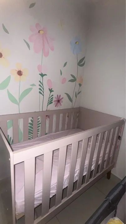 Berço Rosa Fosco Americano - Foto 3