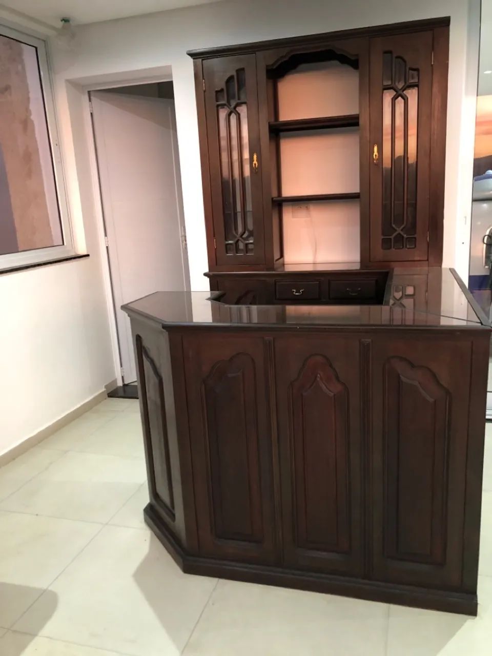 Retro-style bar cabinet, brand new, solid wood64842035926657121