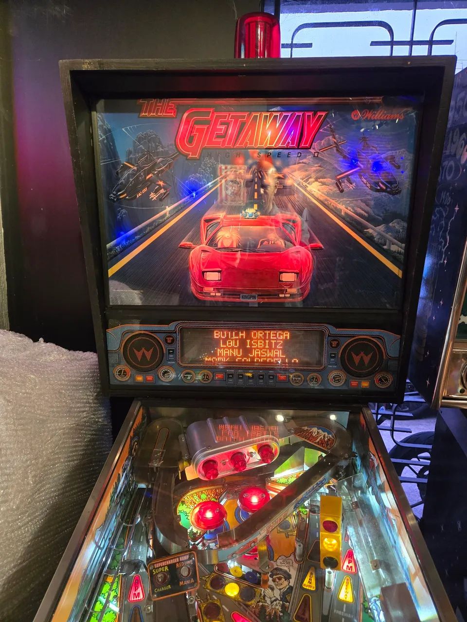 Máquina de pinball fliperama Getaway highspeed 2 ferrari F40