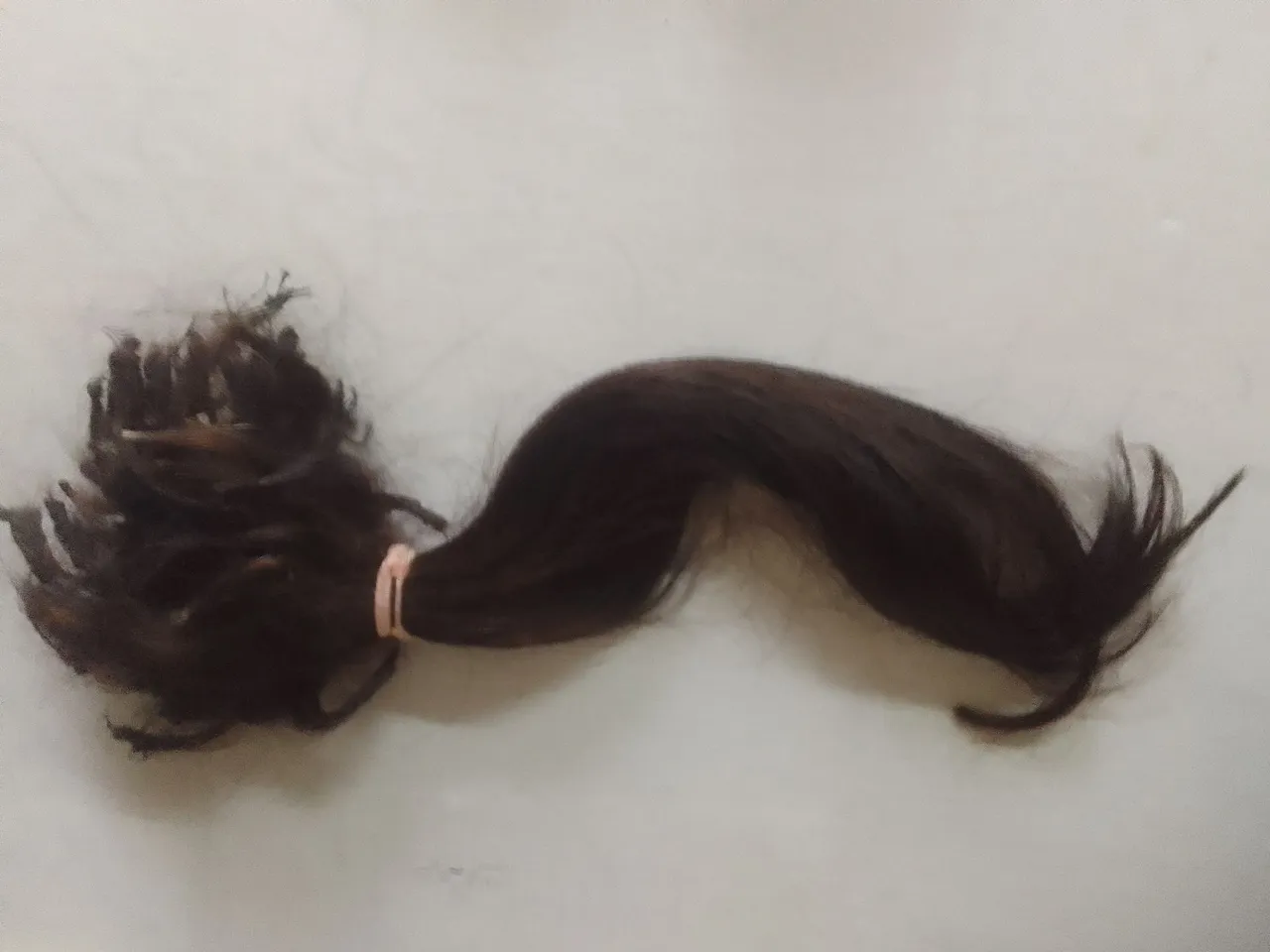 Cabelo humano aproximadamente 38 cm 120 gramas