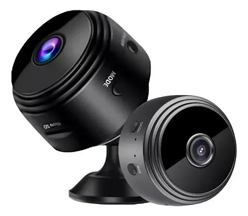 Mini Câmera de Segurança Wi-fi Visão Noturna e Sensor de Movimento