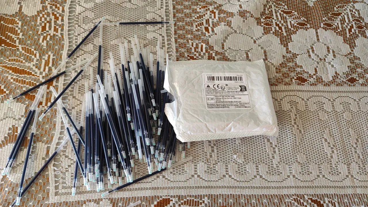 2 Recarga caneta  para Escritório - Pacote com 10 cada. - Foto 2