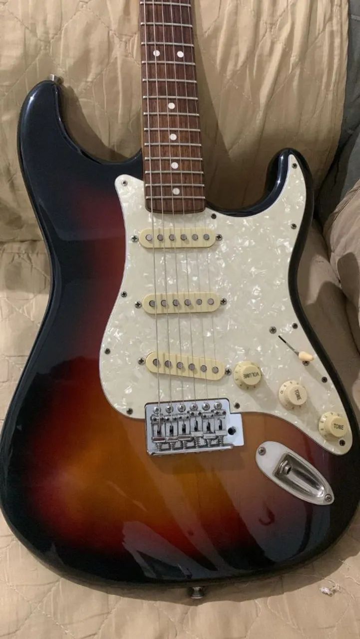 Fender squier clasic vibe com Tex mex ano 2008 escudo perolado  - Foto 2