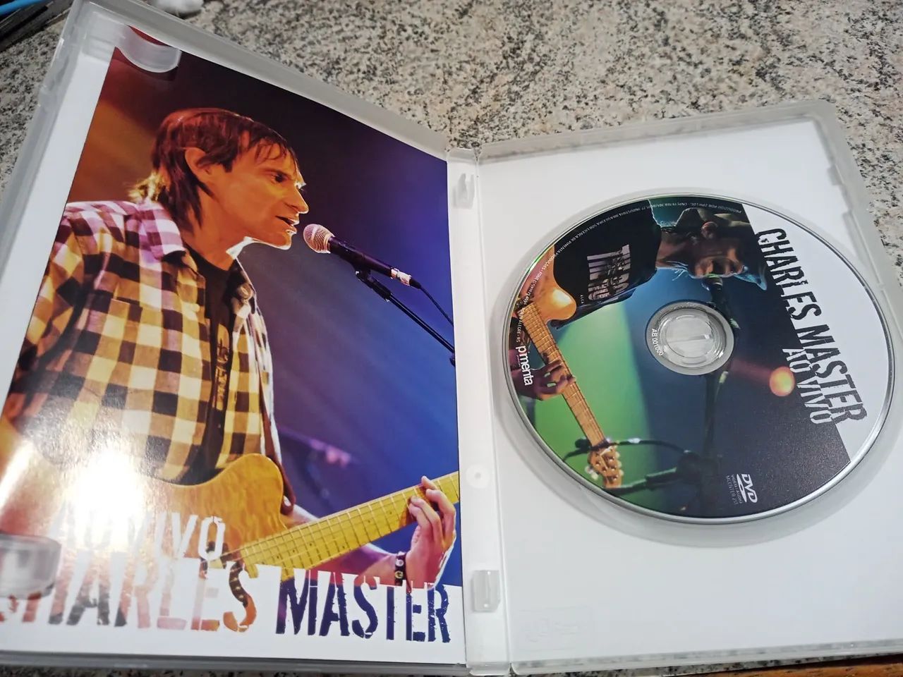 DVD Charles Master Ao vivo ( Vocalista do TNT Rock Gaucho ) - CDs