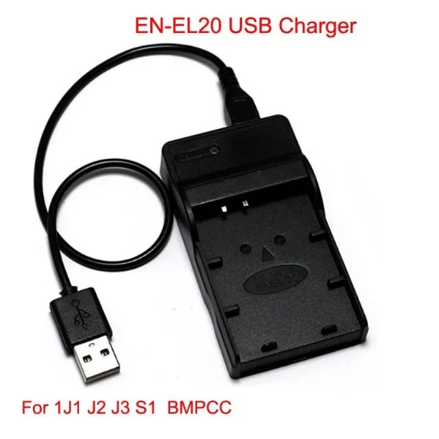 Carregador Usb para Baterias Nikon En-El3 El14a El3e En-El9 En-El15 EL15C El12 El23 - Foto 4