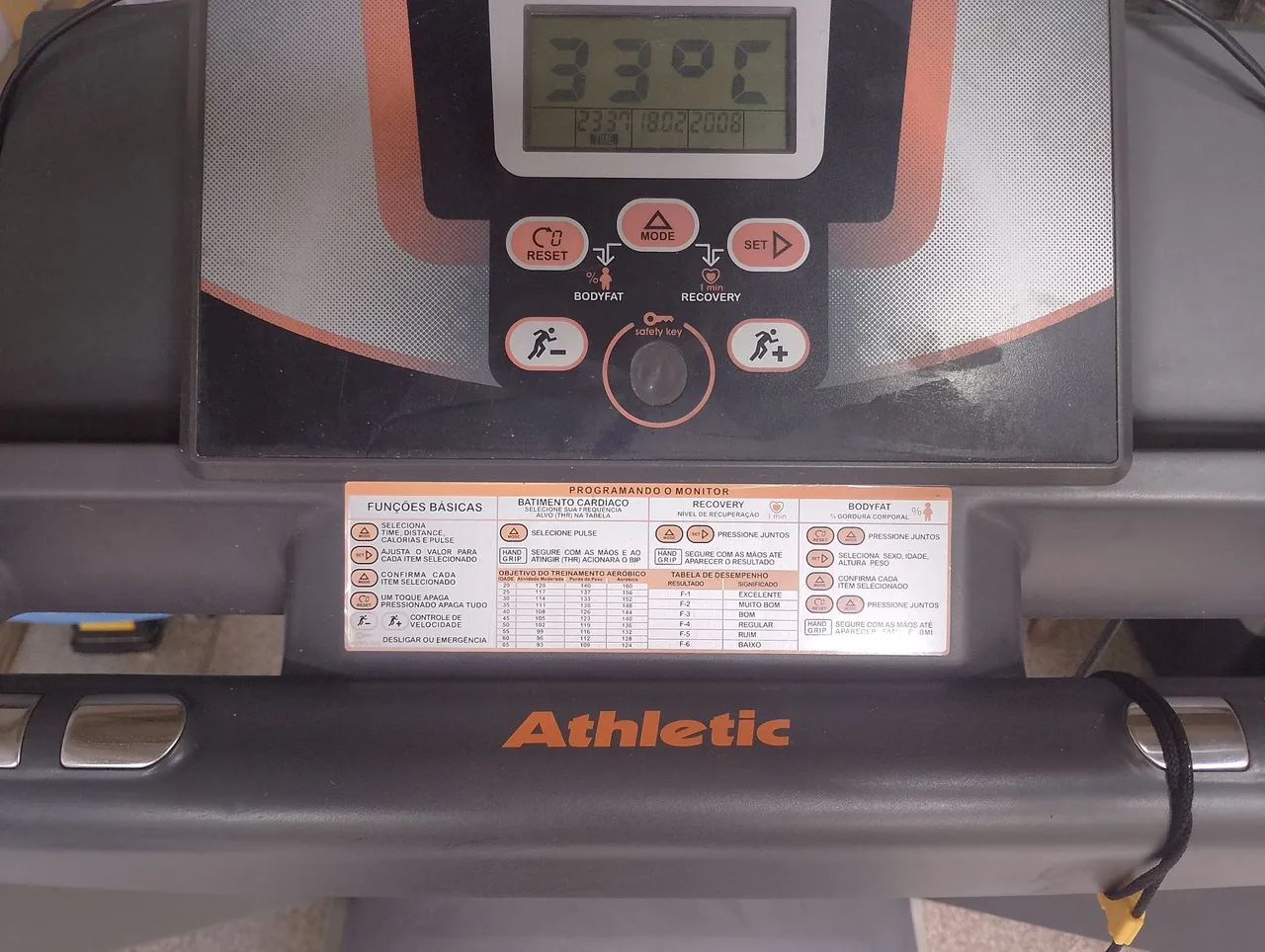 Esteira Elétrica Athletic - Semi Nova